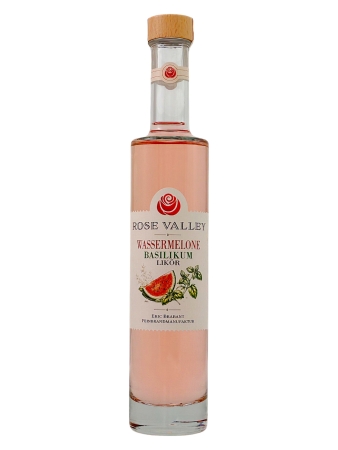 Wassermelone-Basilikum Likör