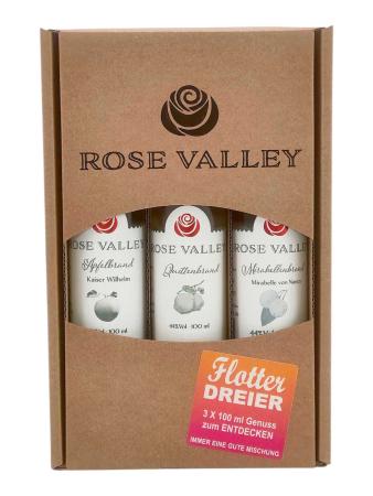Rose Valley Flotter Dreier 3 x 100ml in der Verpackung