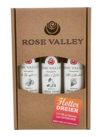 Rose Valley Flotter Dreier 3 x 100ml in der Verpackung