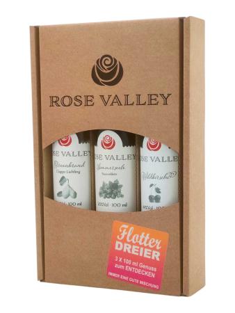 Rose Valley Flotter Dreier 3 x 100ml in der Verpackung