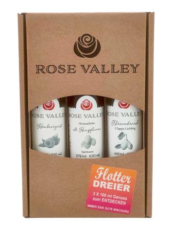 Rose Valley Flotter Dreier 3 x 100ml in der Verpackung