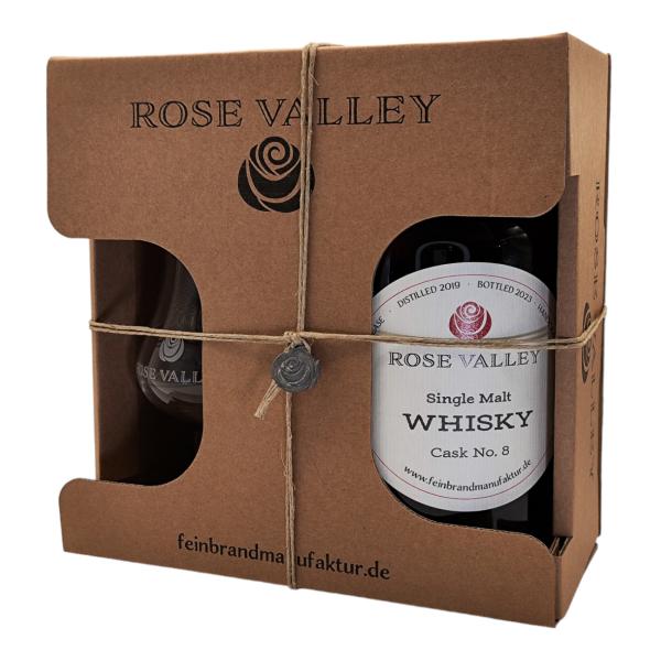 Rose Valley Bundle Whisky und Glas