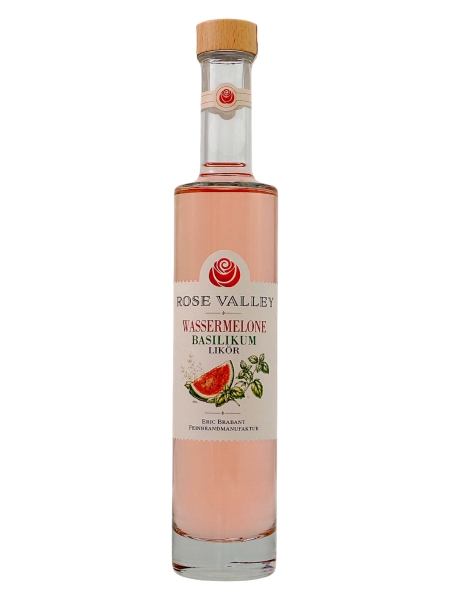 Wassermelone-Basilikum Likör