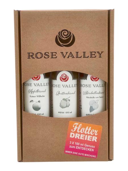 Rose Valley Flotter Dreier 3 x 100ml in der Verpackung