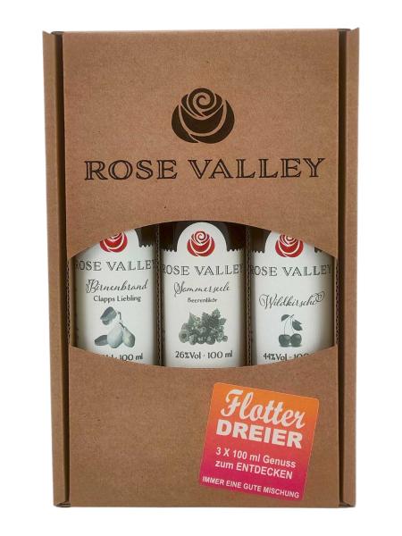 Rose Valley Flotter Dreier 3 x 100ml in der Verpackung