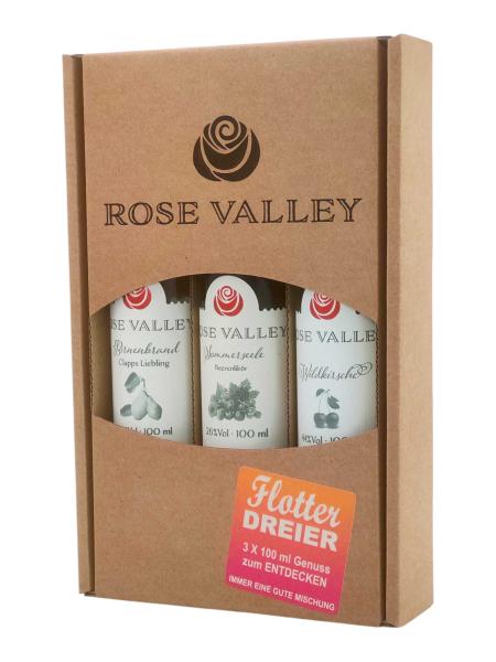 Rose Valley Flotter Dreier 3 x 100ml in der Verpackung